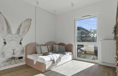 Долгосрочная аренда стильной 4-комнатной квартиры, 87 м², Воля, Варшава, Польша